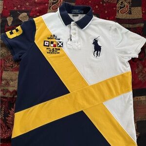 Polo Ralph Lauren Yacht Club Tour 1967 Division Yellow/White/Navy Blue CSF Polo